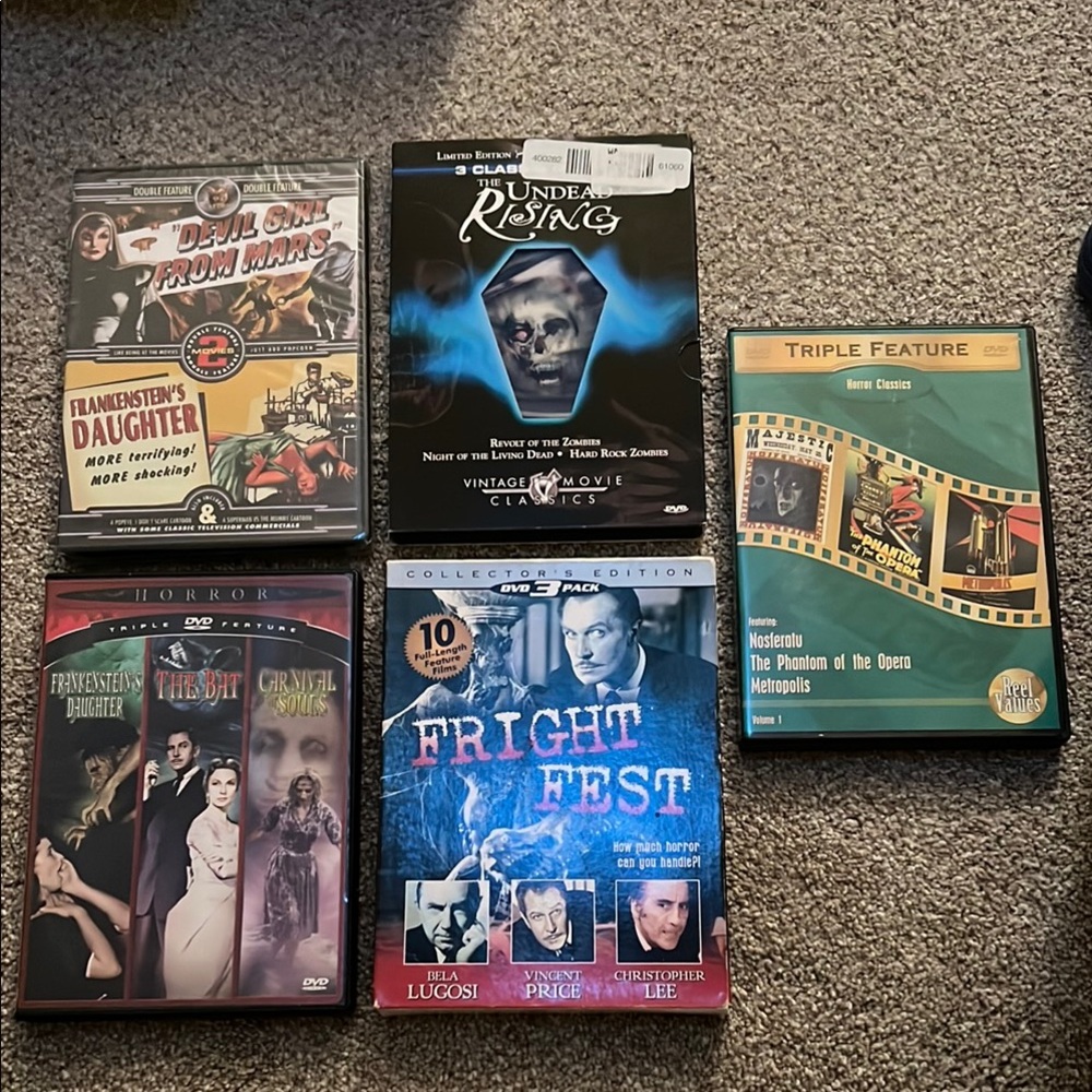 Classic Horror Movie DVD Collection / Old Movies